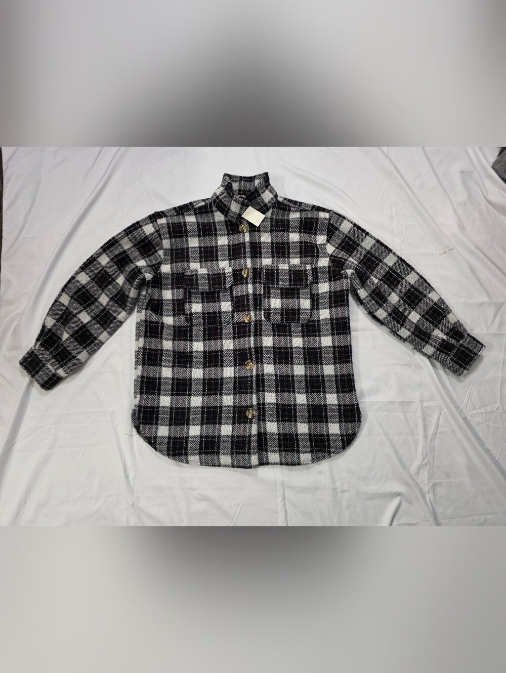 NWT Z Supply Women's Plaid Trucker Button Up Jacket